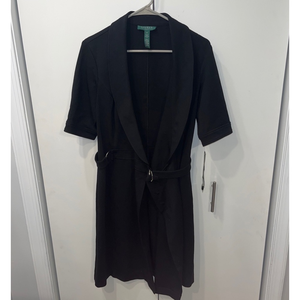 New Lauren Ralph Lauren $149 Cafe Society Black Formal Dress Women’s Size 12